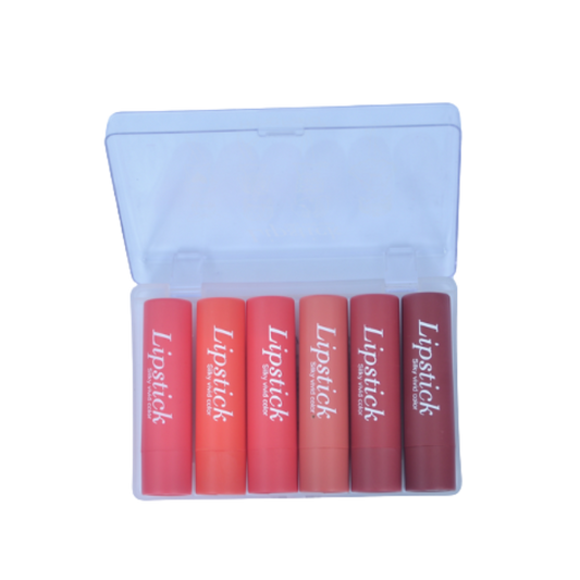 6-Piece Silky Lipstick Collection Set